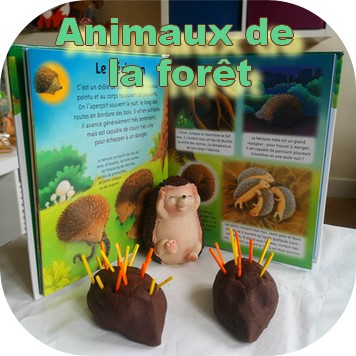 Calendrier perpétuel enfant thème animaux de la forêt/automne - Un